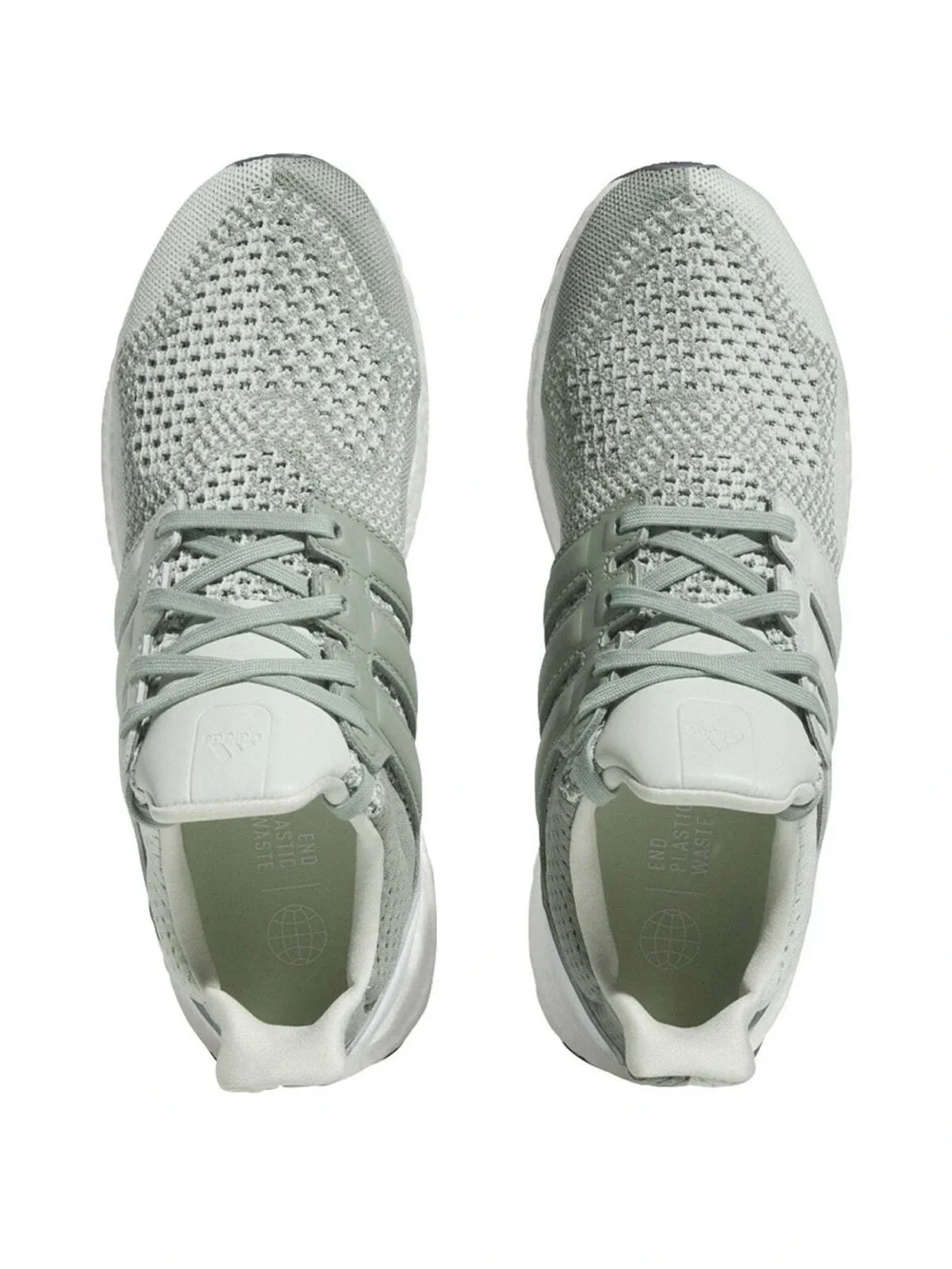 adidas Men's Running Shoes in Light Green and White